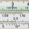 scales of a slide rule/計算尺の目盛り